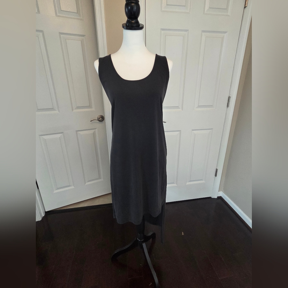 Splendid Black High Low Strappy Back Dress
